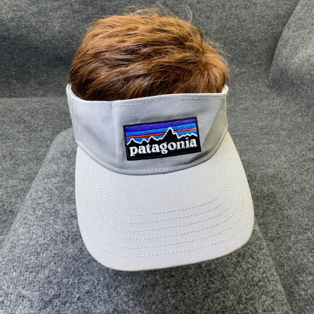 Patagonia Visor Hat OSFA Duckbill P-6 Logo Tech Running Sun Cap Fitzroy 20520